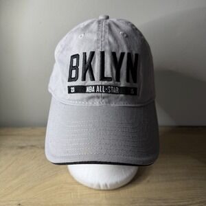 Adidas Brooklyn Nets 2015 NBA All Star Game Hat Gray NYC BKLYN Strapback Cap NBA
